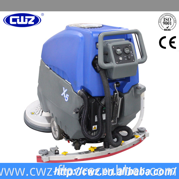 CWZ X5 dual brush automatic small floor scrubber